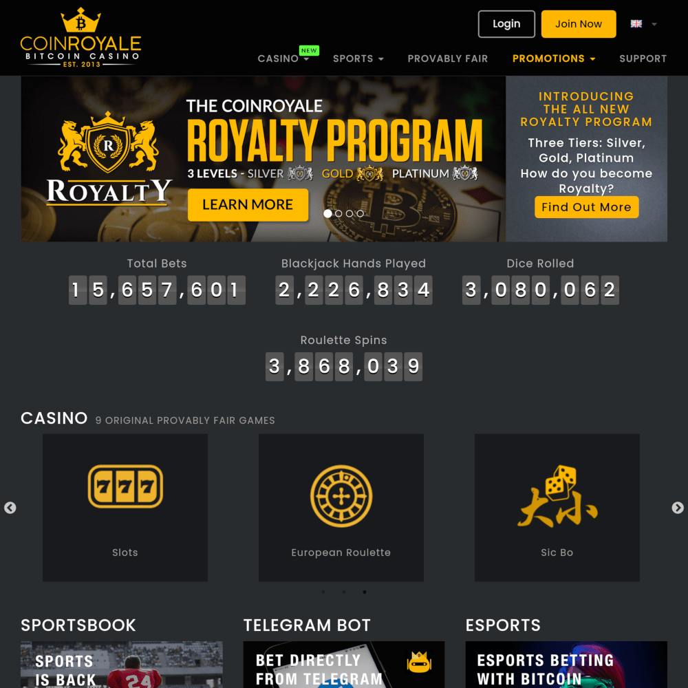 CoinRoyale Casino