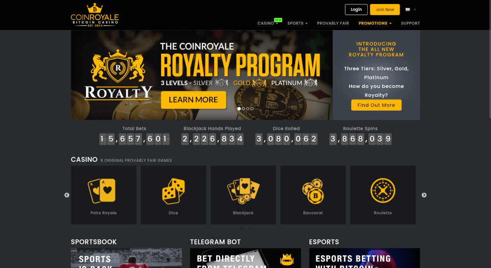 CoinRoyale Casino